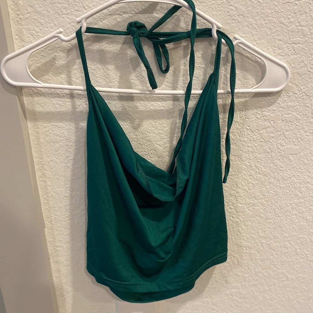 Emerald Green Halter Top
